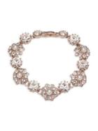Marchesa Goldtone, Faux Pearl & Crystal Bracelet