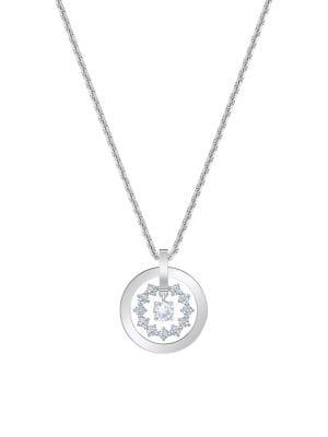 Further Silvertone Swarovski Crystal Necklace