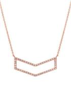 Morris & David 14k Rose Gold & 0.5 Tcw Diamond Pendant Necklace