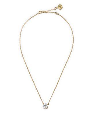 Vince Camuto Crystal Round Pendant Necklace