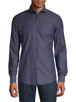 Hugo Boss Kason Cotton Button-down Shirt
