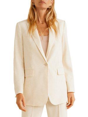 Mango Flecked Peak Blazer