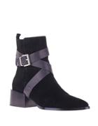 Sol Sana Bailey Leather And Suede Ankle Boots