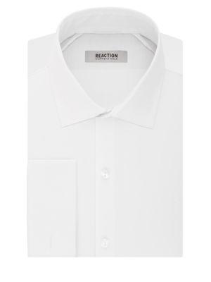 Kenneth Cole Reaction Slim Fit French Cuff Dress Shirt