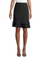 Kasper Tiered Ruffle Skirt