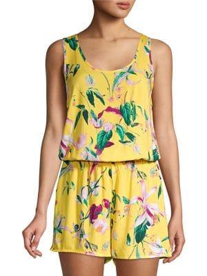 Vero Moda Simply Floral-print Playsuit