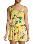 Vero Moda Simply Floral-print Playsuit