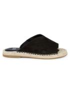 Eileen Fisher Milly Suede Espadrille Slides