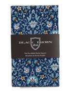 Black Brown Sapling Paisley Pre-folded Pocket Square