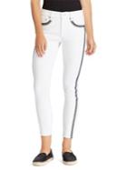 Lauren Ralph Lauren Petite Superstretch Embroidered Premier Skinny Cropped Jeans