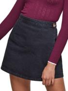 Miss Selfridge Denim Wrap Mini Skirt