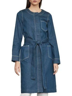Bcbgmaxazria Denim Long Jacket