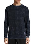Strand Cotton-blend Printed Pullover