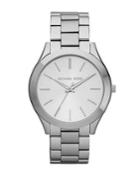 Michael Kors Slim Runway Stainless Steel Bracelet Watch