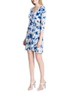 Calvin Klein Floral Print Wrap Dress