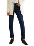Mango Straight-fit High-waist Stretch Jeans