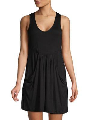 J Valdi Sleeveless Deep-pocket Dress