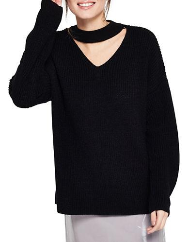 Miss Selfridge Knit Choker Sweater