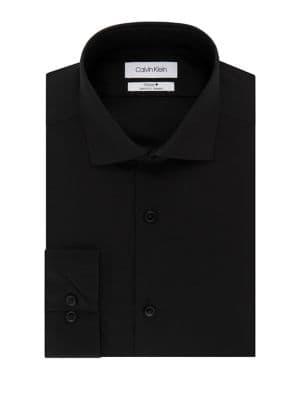 Calvin Klein Slim-fit Stretch Cotton Dress Shirt