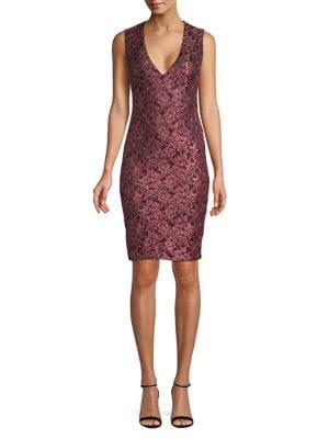 Guess Two-tone Lace Bodycon Dress