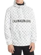 Calvin Klein Jeans Monogram-print Hooded Jacket