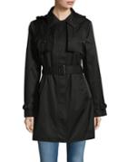 Calvin Klein Hooded Mid Length Trench Coat