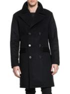Lamarque Langford Double-breasted Cashmere Blend Coat