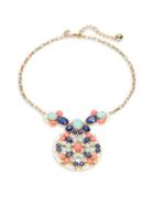 Kate Spade New York Jeweled Tile Statement Necklace