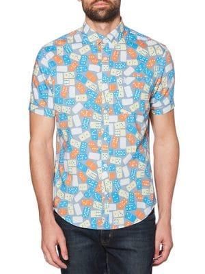 Original Penguin Domino Button-down Shirt