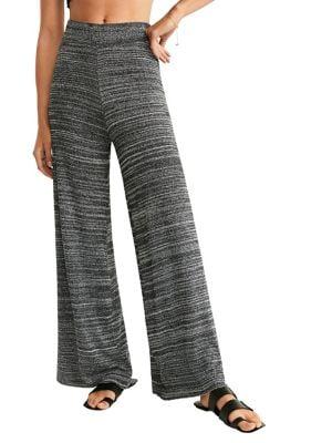 Mango Flecked Wide-leg Trousers