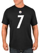 Majestic Ben Roethlisberger Pittsburgh Steelers Nfl Eligible Receiver Iii Cotton Jersey Tee