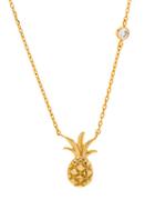 Lord & Taylor Sterling Silver Pineapple Pendant Necklace