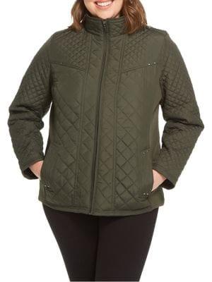 Weatherproof Plus Zip-up Quilted Jacket