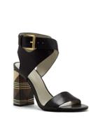 1.state Rayla Stacked-heel Strappy Sandals