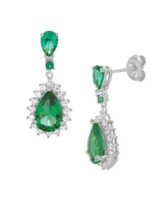 Lord & Taylor Sterling Silver Teardrop Earrings