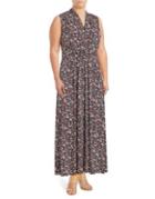 Michael Michael Kors Plus Floral Maxi Dress