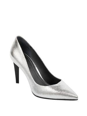 Kendall + Kylie Myra Metallic Leather Pumps