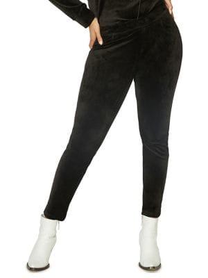 Sanctuary Plus Grease Velour Pocket Leggings