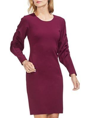 Vince Camuto Estate Jewels Bubble-sleeve Sheath Dress