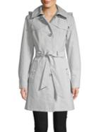 Gallery Hooded Button Trenchcoat