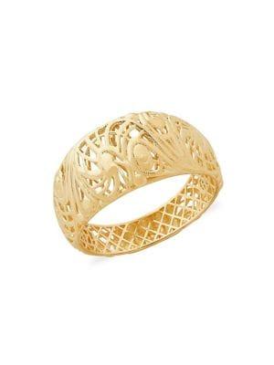 Lord & Taylor 14k Yellow Gold Band Ring