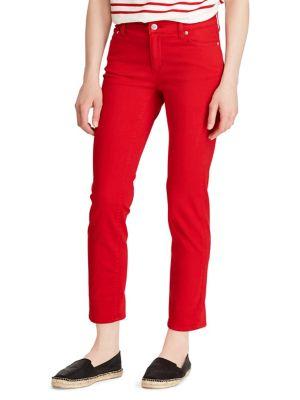 Lauren Ralph Lauren Petite Straight Mid-rise Jeans