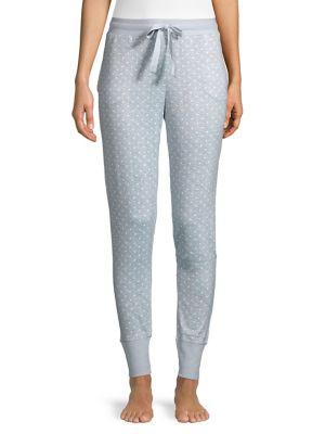 Nuit Rouge Tradewind Polka-dot Joggers