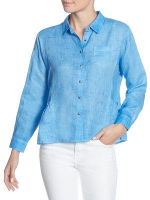 Catherine Catherine Malandrino Merle Linen Blouse