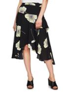 1.state Floral Print Wrap Skirt