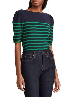 Lauren Ralph Lauren Slim-fit Striped Top