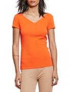 Lauren Ralph Lauren Stretch Cotton V-neck Tee