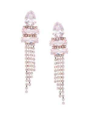 Nina Cupchain Fringe Drop Earrings