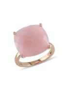Sonatina 14k Rose Gold & Guava Quartz Cocktail Ring