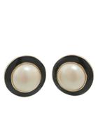 Carolee Optical Opposites Button Stud Earrings